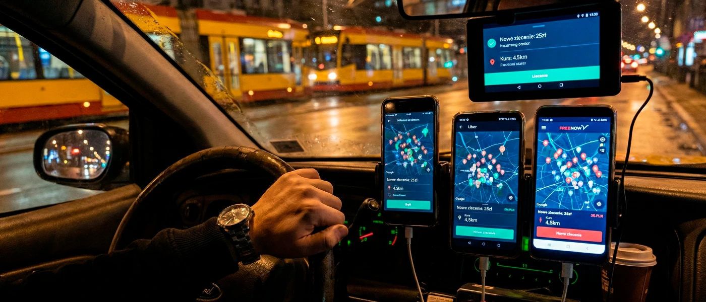 Top 5 aplikacji taxi w Polsce 2026: Porównanie Uber, Bolt, FreeNow